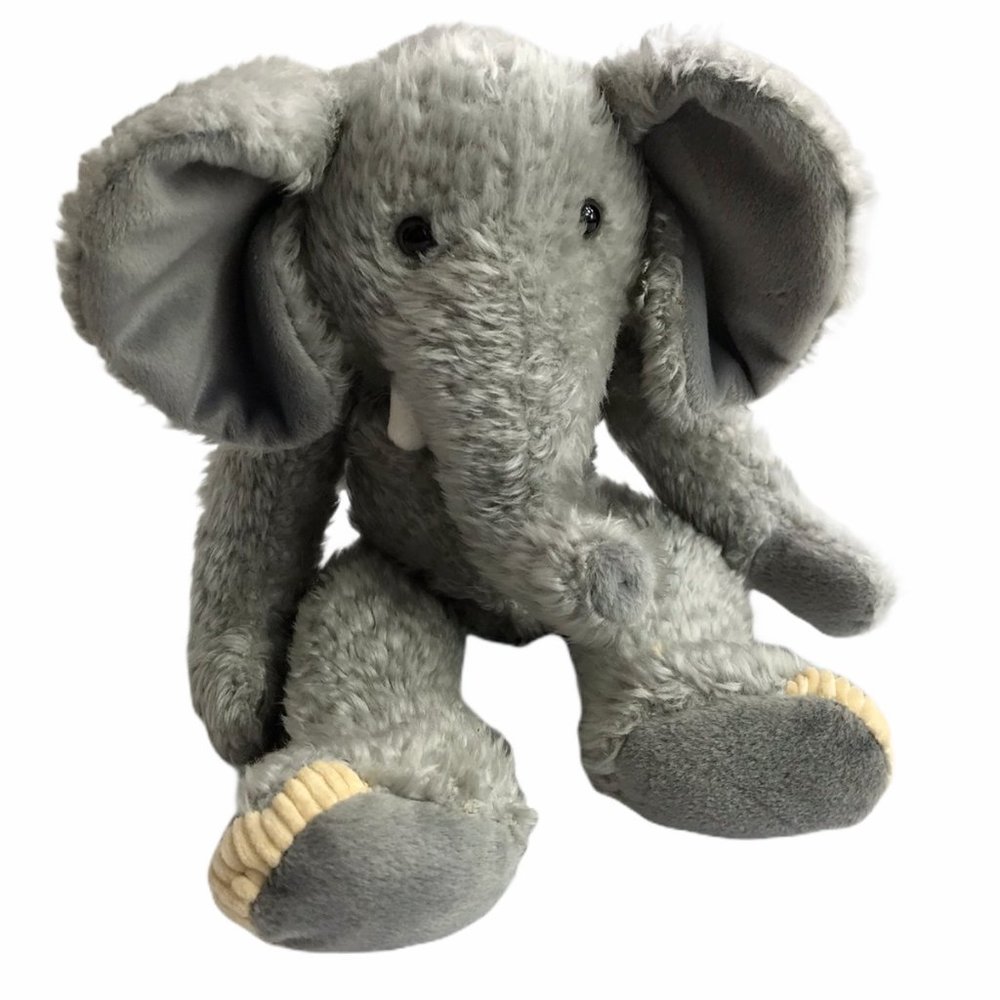 RUSS Soft Toy Plush Stuffed Animal Gray Elephant